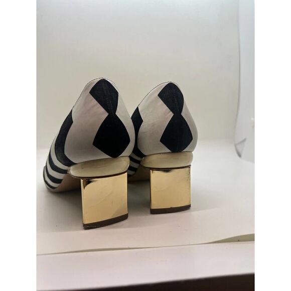Nicholas Kirkwood Block-Heel Pumps in Zigzag Print Sz. 36 (US 6) - Picture 4 of 13